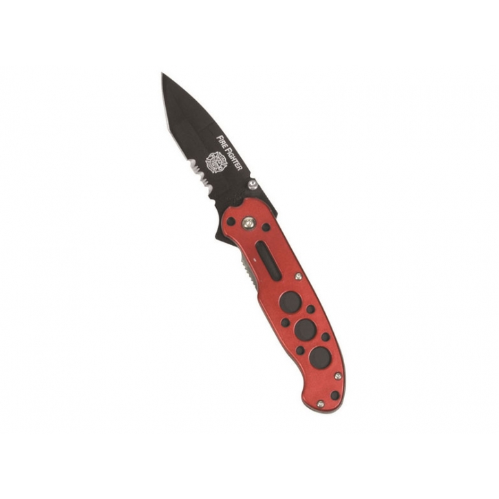 Einhandmesser - Fire Fighter - red - rot