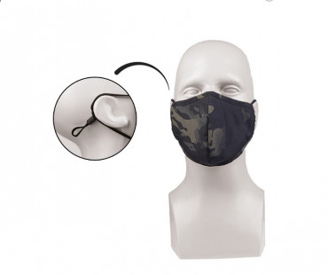 Schutzmaske - Gesichtsmaske - Wide-Shape PES/EL Mutitarn ® BL