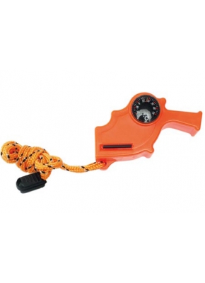 Survival - Signalpfeife - safety - 4 in 1 - orange